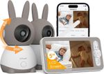 ieGeek 2K WiFi Baby Monitor with 2 Camera, Smart Video Camera,Automatic Tracking