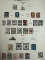 COLUMBIAN REPUBLIC Postage Stamps 19th Century, 1865-1874 Used/Unused