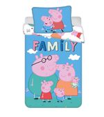 Peppa Pig Family Toddler Reversible Duvet Cover Set 100 x 135 cm 100% Cotton