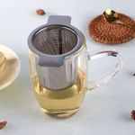 Stainless Steel Mesh Tea Infuser Strainer Metal Loose Leaf Cup Filter With Lid