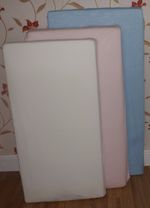 2 x Fitted Sheets to fit 160 X 70 CM MATTRESS - 100% Cotton Choose colour