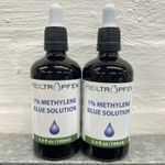 2 PACK Heiltropfen 1% Blue Solution 2 x 100ml = 200ml High Potent Dye Drops