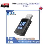 Bluetooth 5.6 Mini USB FM Transmitter Easy Join Car Audio System Without Cabling