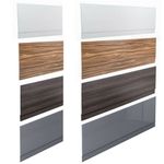 Bathroom Chipboard/MDF Wood Bath Adjustable Front Side End Panel Easy Cut Sizes