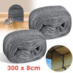 3M-9M Steel Wire Wool 1M Rolls Grade 0000 1 3 Ultra Fine Medium Coarse Rats Mice