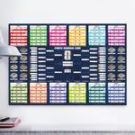 Football World Cup 2026 Wallchart World Cup Schedule Poster FREE A4 FLAG POSTER