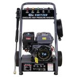 Heavy Duty 2200PSI Petrol Pressure Washer 7HP 5 Nozzles 10M Hose Jet Wash PPW01