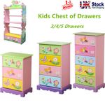 Children Bedroom Bedside Table Chest of Drawer/Wooden Kids Bookcase/Vanity Set