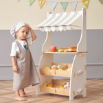 Kids Wooden Toy Shop - Grocery Store - Toy Market Stall - Role Play