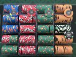 Ceramic Poker Chips Set MicroCash 400 Piece Excellent