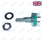 🇬🇧 EC11 Rotary Encoder Top Click Switch 20mm Half Flat D Shaft LinuxCNC GOTEK