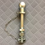 Tractor Tow Ball Pin, 7/8" (22mm) Diameter Pin.  1250kg Rated Towing Capacity.