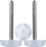 4X M8 HEADBOARD BOLTS SCREWS WITH FIXED WASHERS FIXINGS FOR DIVAN BED 90mm