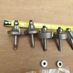 TREND ROUTER BITS LOT 1/4''SHANK ROUTER46/140x1/4TC, 46/39x1/4TC, 46/2x1/4TC,..