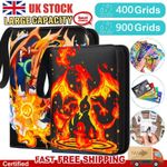 Trading Cards Album Folder 400/900 Pockets Card Binder Holder for Pokemon Card