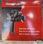 Snap on Duel Shut Off Nozzle
