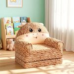 3-in-1 Foldable Kids Sofa High Density Foam Removable Washable