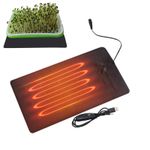 8.5W Plant Heat Mat PVC Leather Plant Warming Mat Indoor 45-50 USB Warm Hydropon