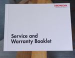 Honda Motorcycle Service Book , Genuine Brand New, Unused Book, Free P&P