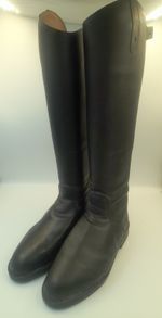 Equitector Steel Toe Cap Long Leather Zipped Horse Equestrian Riding Boots 
