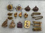 British Army badge bundle clip bundle x 18 RAOC King's Crown pips Officers N3