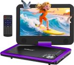 ieGeek Portable DVD Player with Large Swivel Screen Region Free Remote Control