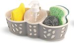 Caddy Box with Soap Dispenser Liquid Pump for Kitchen Bathroom Sink Tap Washing 