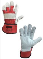 10 x Premium Leather Rigger Gloves Gardening Gardeners  Gloves - Size 7