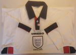 Vintage Umbro England Home Football Shirt 1997/98 1998/99 France 98 Original