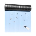 NULAEO 36-Inch Two-Speed Wall-Mounted Air Curtain – Black