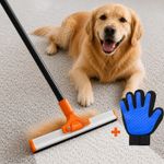 OKKÖBI Carpet Rake for Pet Hair Removal Carpet Scraper & Pet Fur Rake Dog & Cat