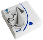 Luxury Airlaid Napkins Pack of 50 x 4 Fold 40cm White Linen Feel Disposable