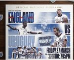 2026 England v Uruguay Friendly 27.03.2026 Wembley Programmes Pre Order