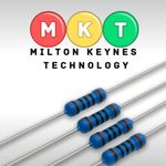 1/4W 0.25W Resistor Metal Film Resistors 10x Pack 1% All Values 1R-1K-10M Ohm