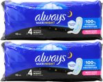 Always MaxiNight Pads 10 Pack X 2