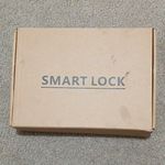 Smart Lock Black Keypad Smart Lock Door Lever Set w/ Deadbolt & Keys Open Box