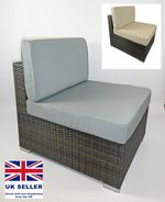 REPLACEMENT RATTAN CUSHIONS PAD GARDEN PATIO FURNITURE FOR SOFA, DINING, CORNER 