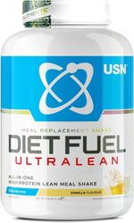 USN Diet Fuel Ultralean Meal Replacement Shake Powder (Vanilla, 2kg 36 Serving