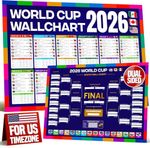 A1 World Cup 2026 Wallchart Full USA Time Zone | EARLY PRINT RUN