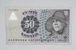 2005 Danmarks Nationalbank, Denmark - 50 Kroner DKK Banknote Serial No. B 2052 A