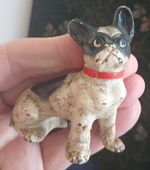 METAL FRENCH BULLDOG DOG ORNAMENT