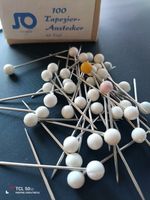 30 Pcs UPHOLSTERY SKEWERS STRONG NEEDLES/ PINS HEAD BALL MADE IN GERMANY