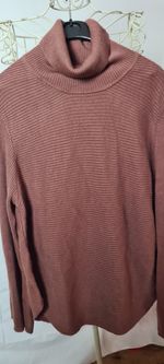 THOM by Thomas Rath Turtleneck Sweater - Dusky Pink/Rosewood - With Silk!