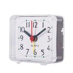 Silent Compact & Portable Alarm Clock Travel Quartz Beep Alarm Clock Small Cute