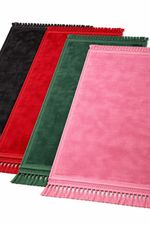 Plain Prayer Mat 80x120cm Thick Padded Non Slip Muslim Janamaz EXTRA Large