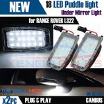 X2 18 SMD LED Under Mirror Puddle Light Units for Range Rover L322 2005-12