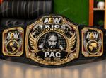 New custom AEW Trios belt in memory of PAC championship belt wrestling title 2mm