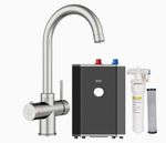 UKB BWT027BN Brushed N 3-in-1 Instant Boiling Hot Water Tap with Tank and Filter