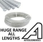 WIRE PVC REINFORCED SUCTION & DELIVERY HOSE - STEEL SPIRAL HELIX VARIOUS SIZES