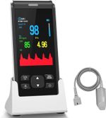 HealthTree 50F Pulse Oximeter Bluetooth Blood Oxygen Monitor Finger Pulse Rate